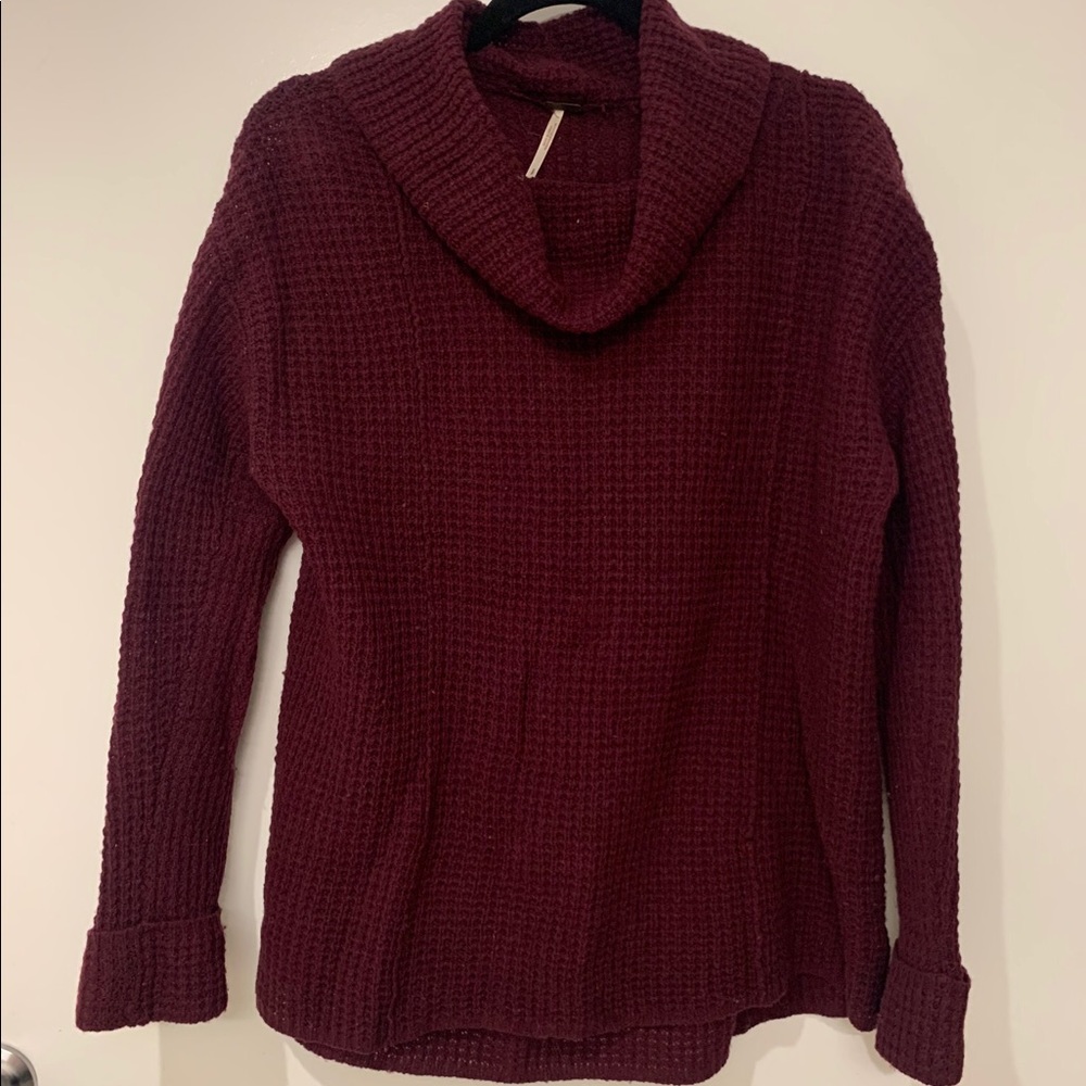 Free People Cowl Neck Sweater
